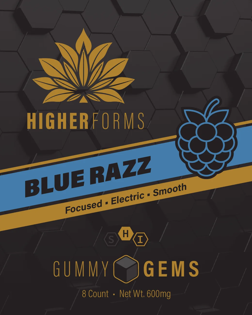 Gummy Gems — Blue Razz pack