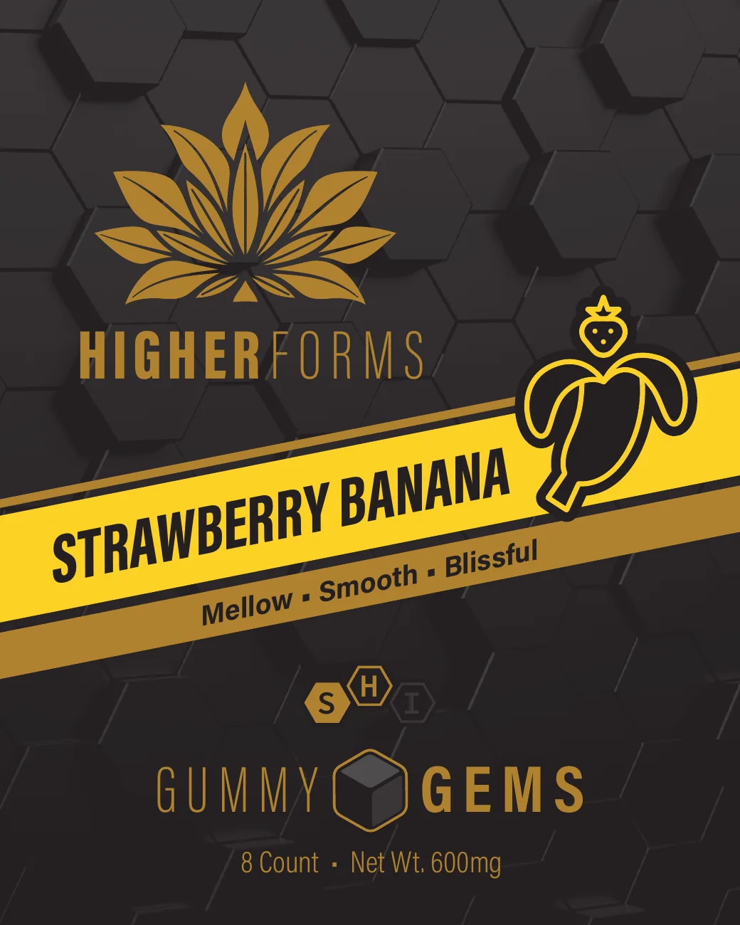 Gummy Gems — Strawberry Banana pack