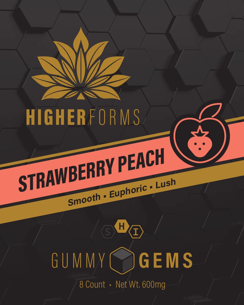 Gummy Gems — Strawberry Peach pack