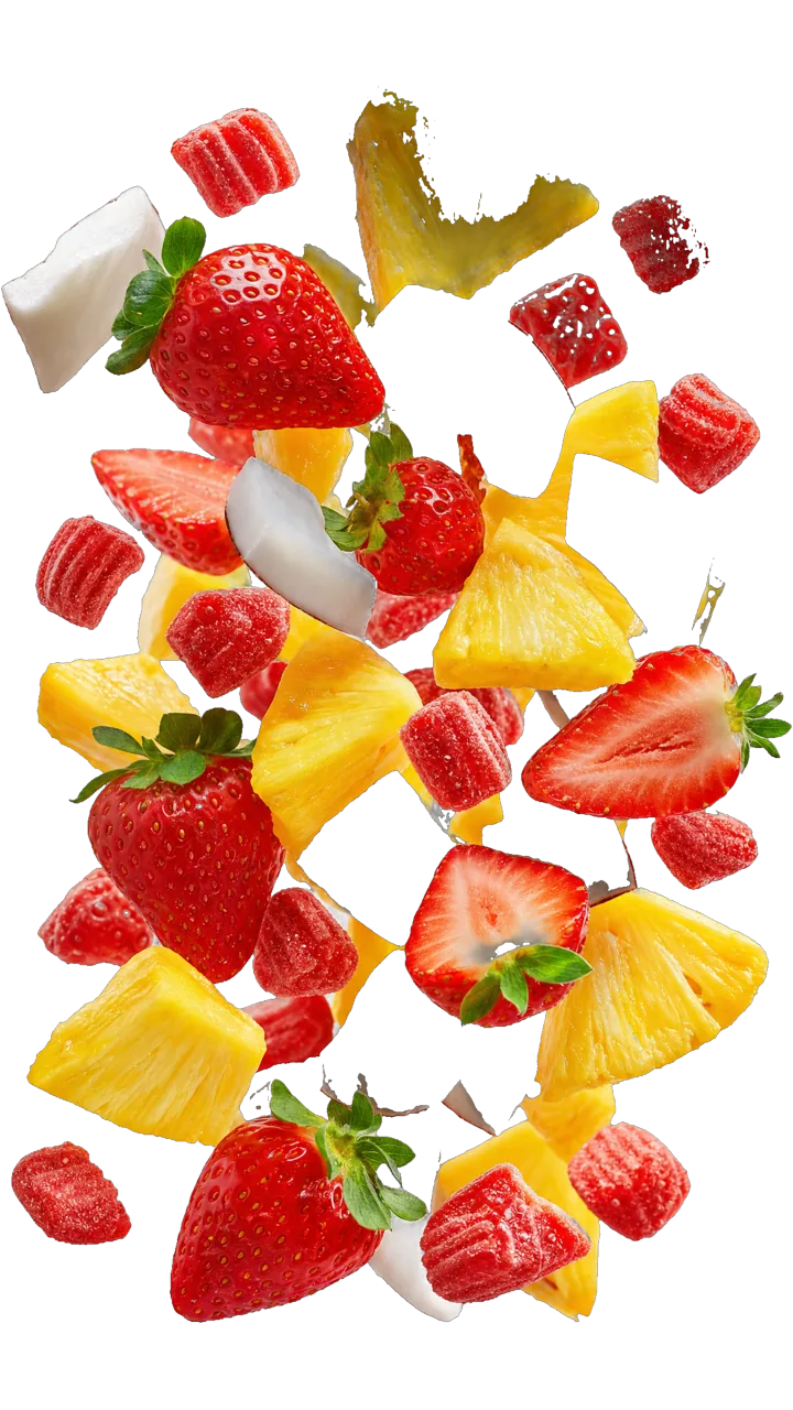 Strawberry Colada splash